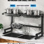 Escurridor de Platos sobre Lavaplatos+ Accesorios🧼