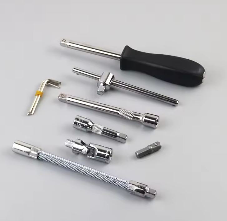 ToolMaster Pro 46 piezas:🧰🔧💪 Juego de Llaves de Vaso en Acero de Vanadio