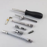 ToolMaster Pro 46 piezas:🧰🔧💪 Juego de Llaves de Vaso en Acero de Vanadio