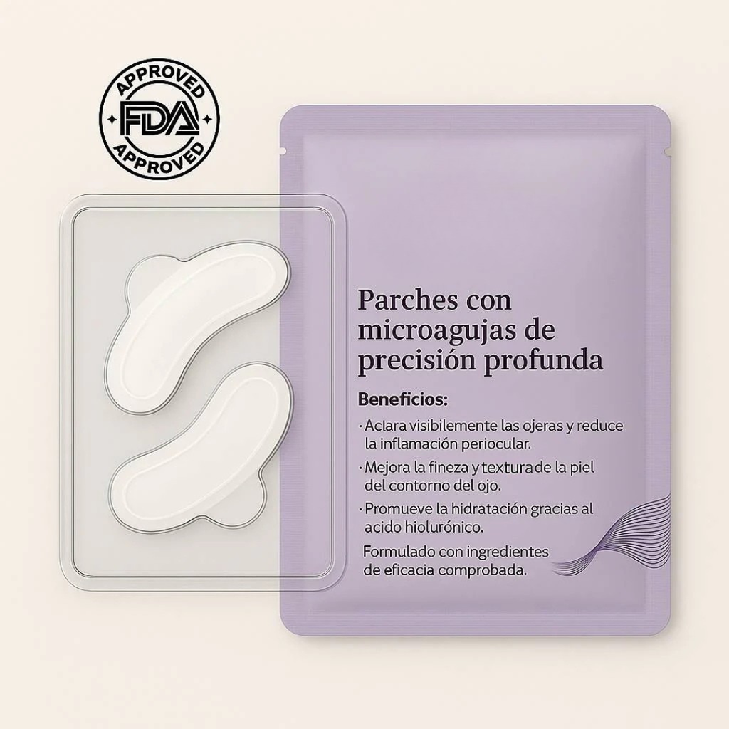 Parches con microagujas de precisión profunda