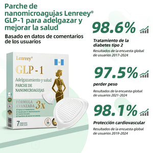 【Último día de promoción: 60% DE DESCUENTO】Lenreey® Parche NANO de microagujas NIDDK-Tirzepatide para Adelgazar y Salud(Sin dolor, liberación 24/7 | Pierde 9 kg RÁPIDO | Reducción del 90% en azúcar | ) 🥬