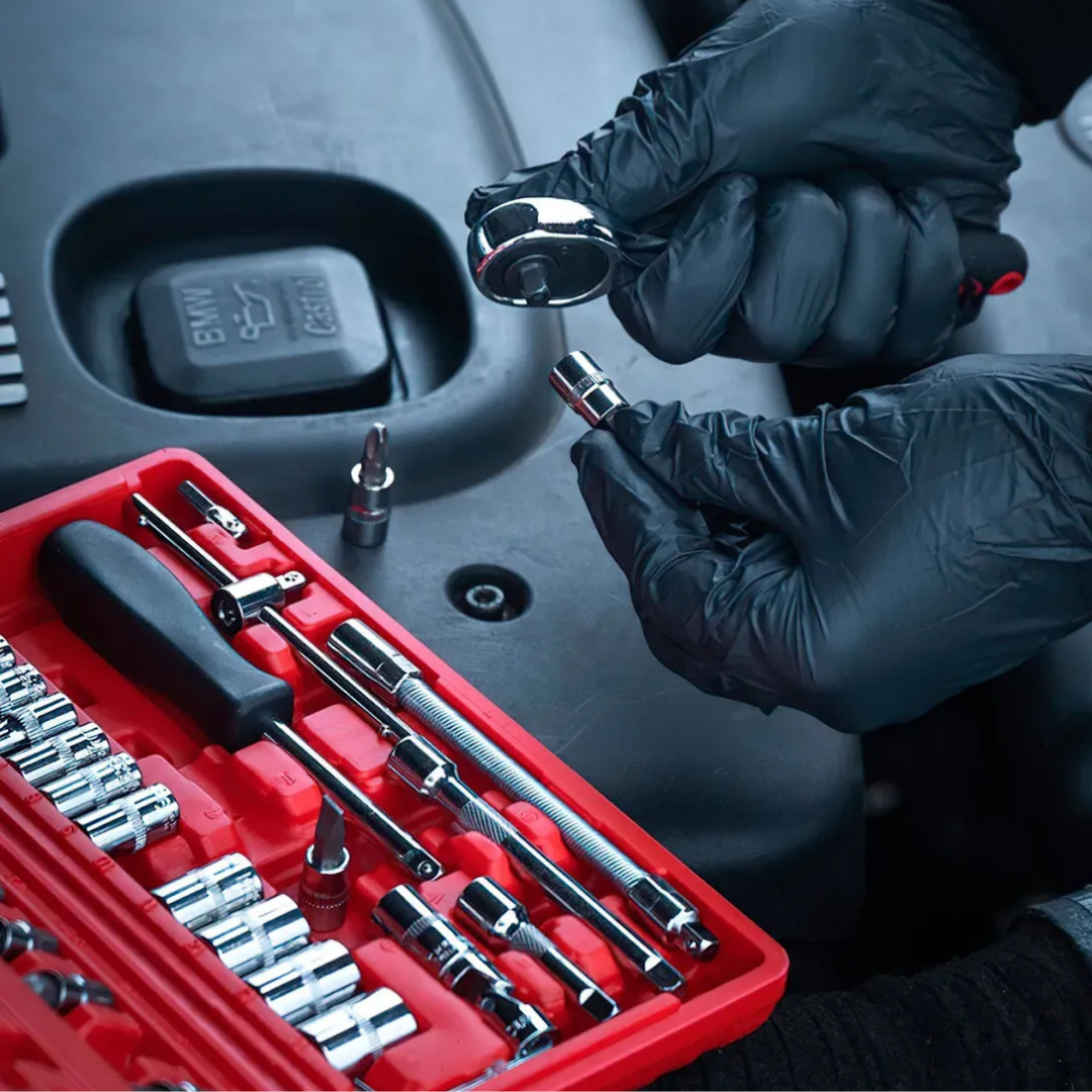 PowerGear Pro 46™ - Juego De Dados Llave En Cromo Vanadio - Alta resistencia