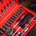 PowerGear Pro 46™ - Juego De Dados Llave En Cromo Vanadio - Alta resistencia