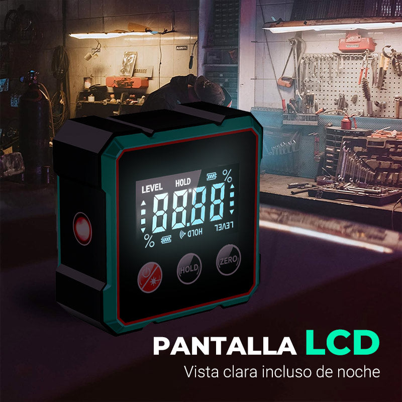 🔥 50 % DE DESCUENTO – Ángulo digital magnético con láser electrónico 📐✨