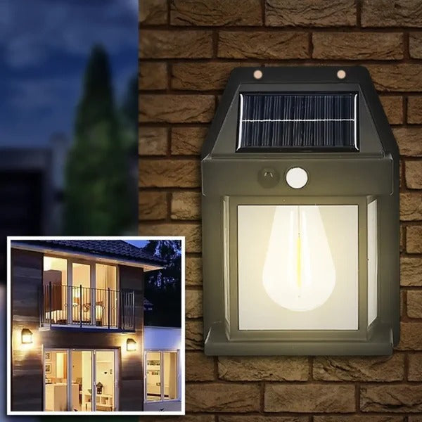 LAMPARA SOLAR CASITA (PACK X 3 UNIDADES)