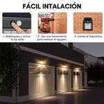 LAMPARA SOLAR CASITA (PACK X 3 UNIDADES)