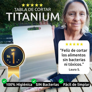 Titanio Puro™ - Tabla de Cortar de Titanio