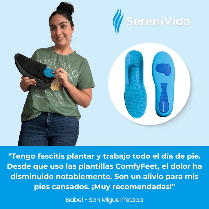 Plantillas ComfyFeet™️ - Disfruta de días sin dolor, sin tratamientos caros ni visitas al médico...